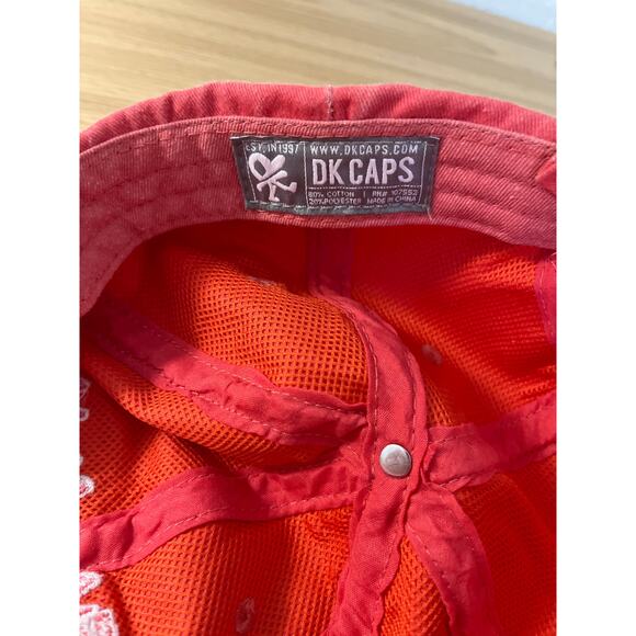 STAY SALTY VERO BEACH FL Coral Distressed, 6-panel dad style baseball cap hat - Picture 7 of 7